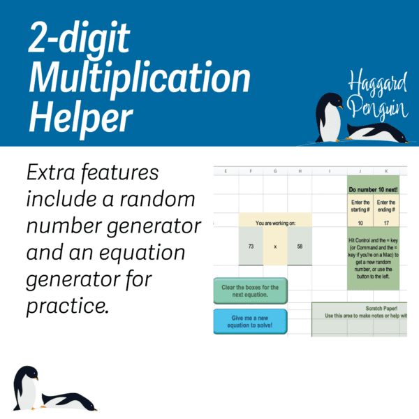 Extra features include a random number generator and an equation generator for practice