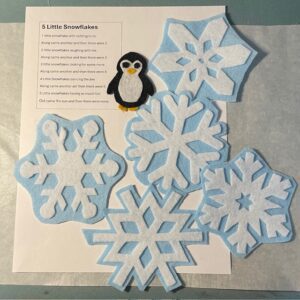 5 Little Snowflakes Hide & Seek Game