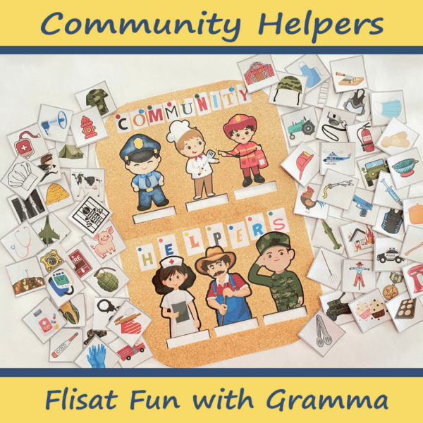 Community Helpers Printable Flisat Insert