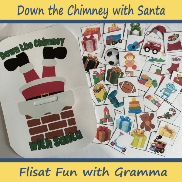 Down the Chimney with Santa Flisat Insert