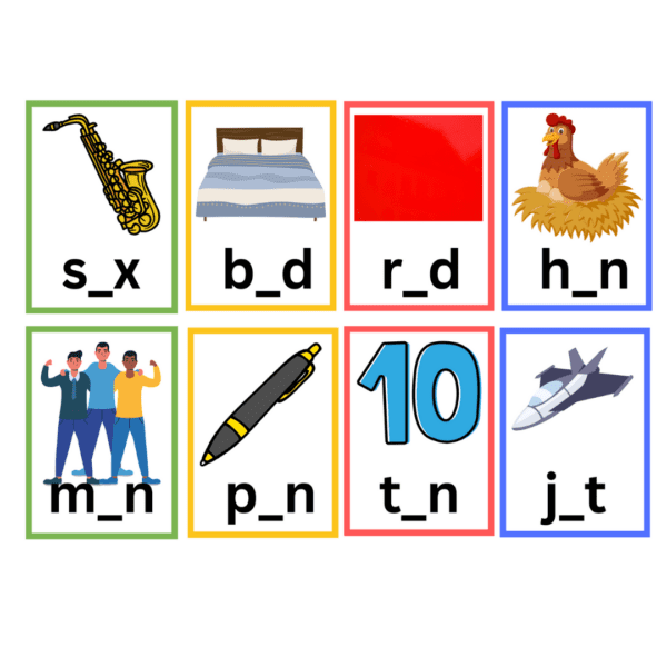 CVC Short Vowel Words Flisat Insert - Image 7