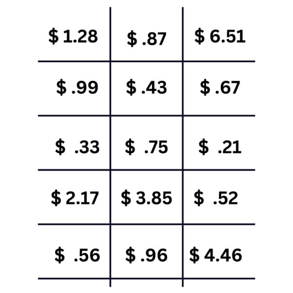 Piggy Bank Math Flisat Insert - Image 5