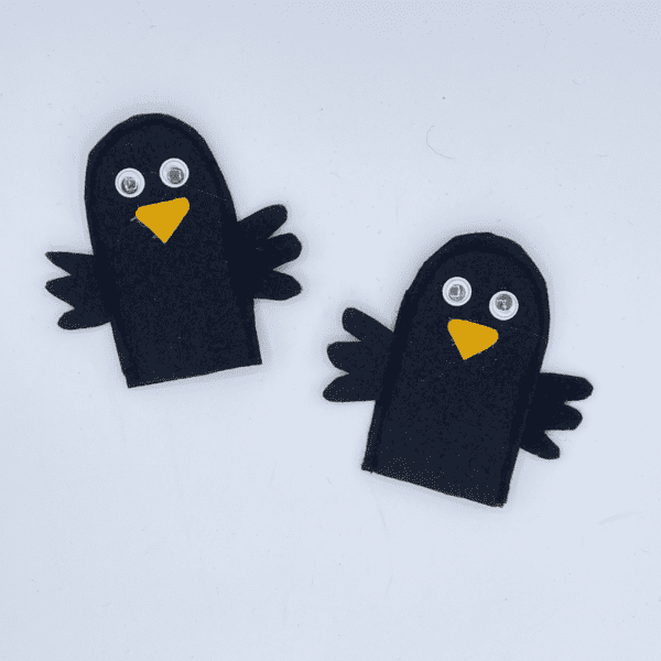 2 Little Blackbirds Felt Story and Finger Puppets DIY Pattern - Teaching Opposites - Image 7