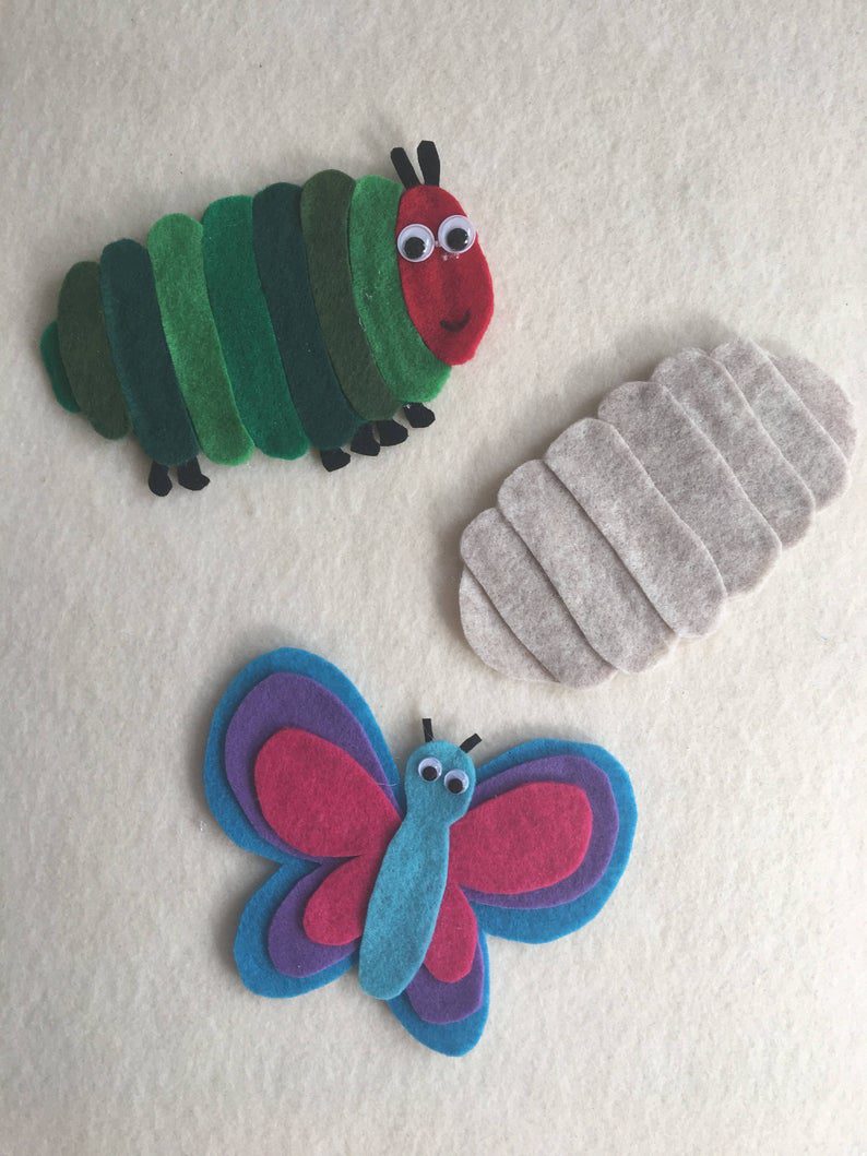 Hungry, Hungry Caterpillar Felt board pattern - Image 3
