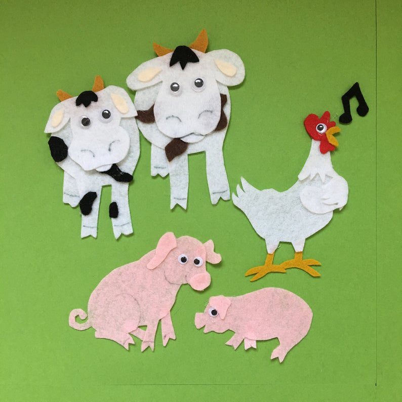 Click Clack Peep Felt Story Pattern - Image 3