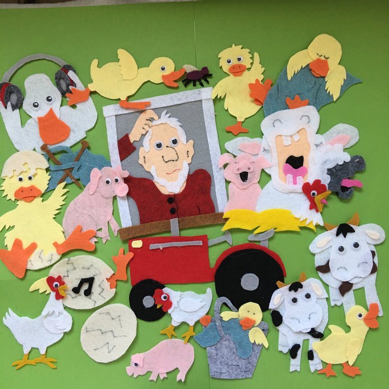 Click Clack Peep Felt Story Pattern - Image 5