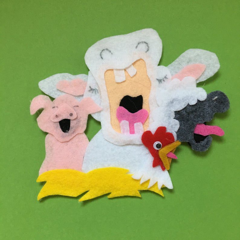 Click Clack Peep Felt Story Pattern - Image 8